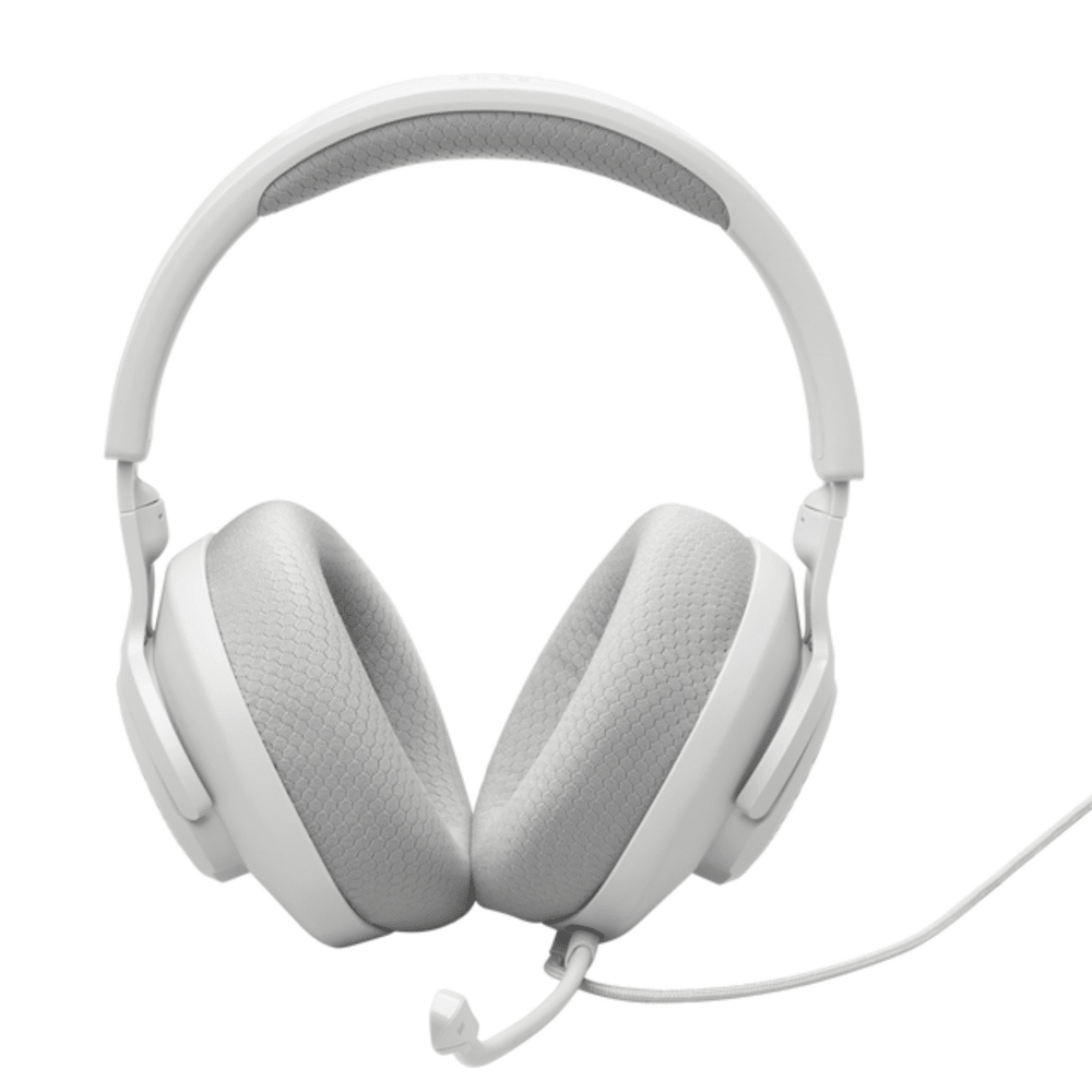 אוזניות גיימינג חוטיות JBL QUANTUM 100M2 - צבע לבן - K.B.V