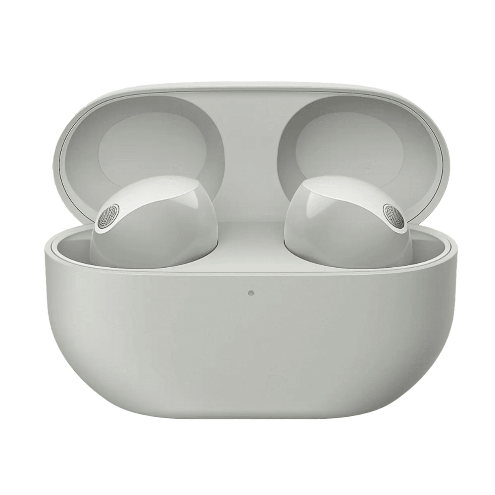 אוזניות אלחוטיות Sony WF-1000XM5 עם השתקת רעשים - צבע כסוף - K.B.V