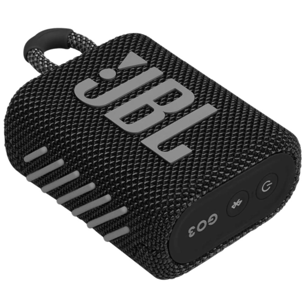 רמקול אלחוטי דגם JBL GO 3 - צבע שחור - K.B.V