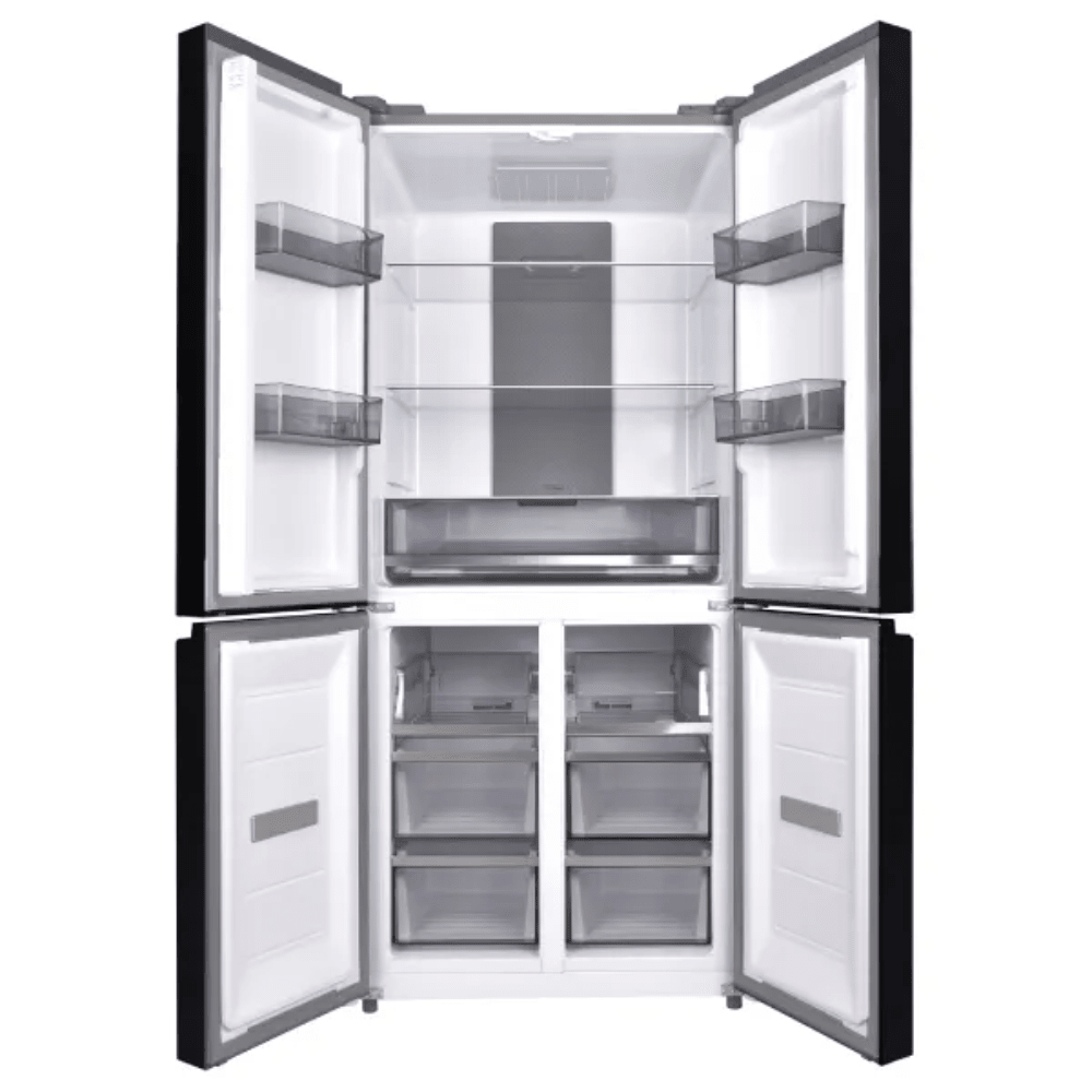 מקרר 4 דלתות 539 ליטר דגם FJ-NF600BK פוג'יקום FUJICOM זכוכית שחורה - K.B.V