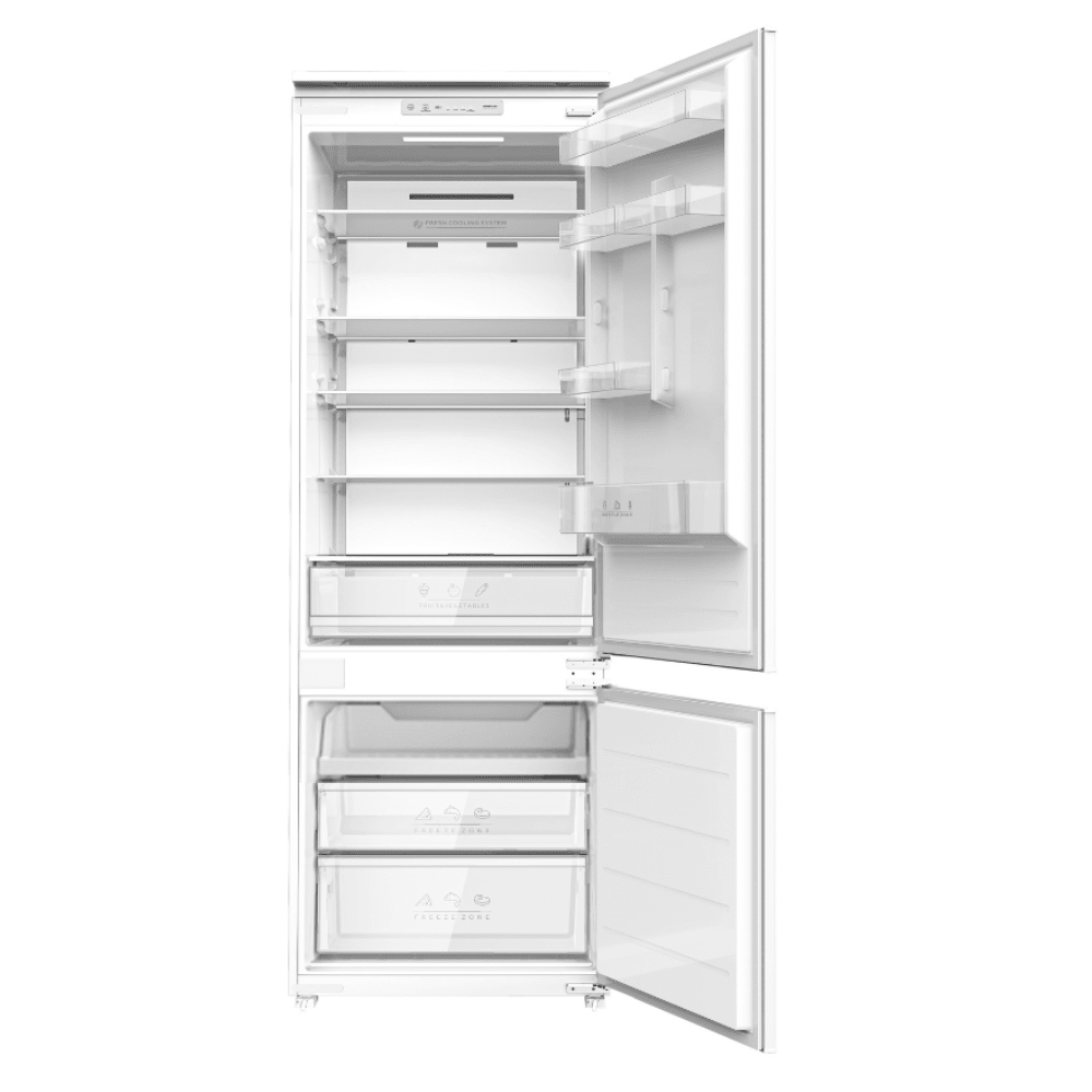 מקרר אינטגרלי מקפיא תחתון FJ-BINF410 FUJICOM NO-FROST - K.B.V