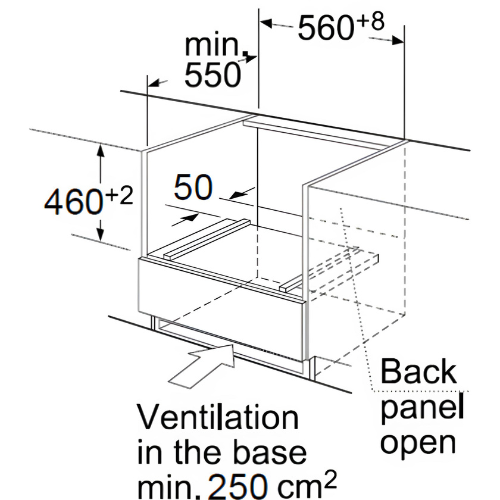 מיקרוגל בנוי משולב תנור Sol MT-1499 - גימור שחור אחריות ע"י היבואן הרשמי - יבואן רשמי