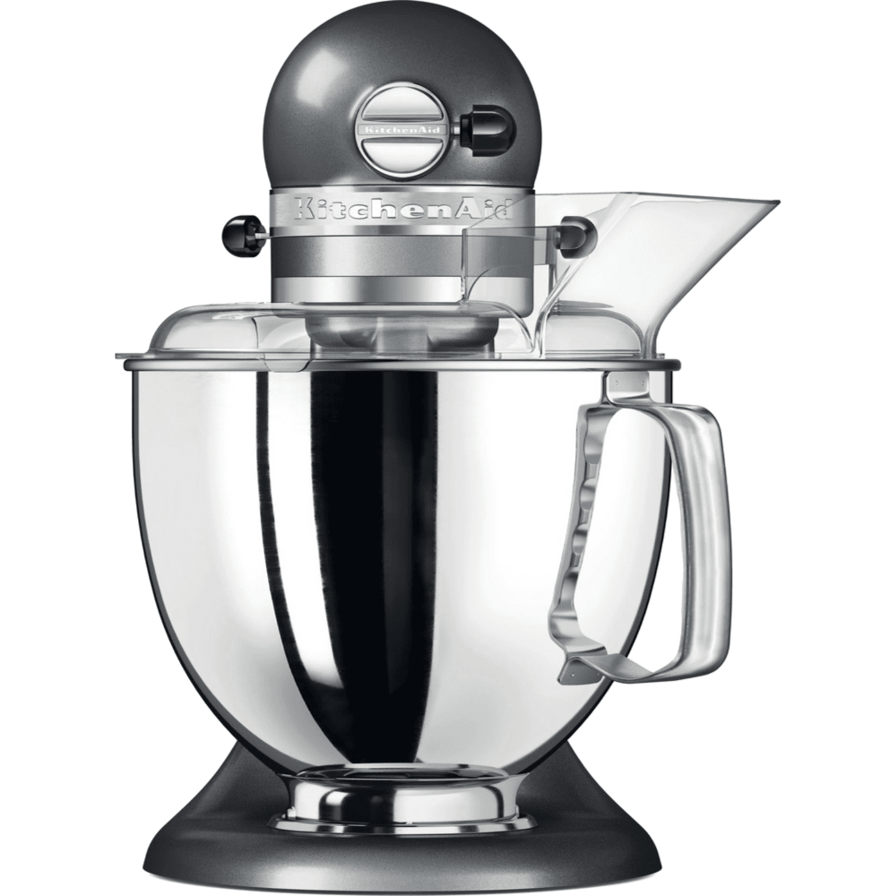 מיקסר עם זוג קערות בנפחים שונים KitchenAid 5KSM175EIMS צבע פנינה כסופה - K.B.V