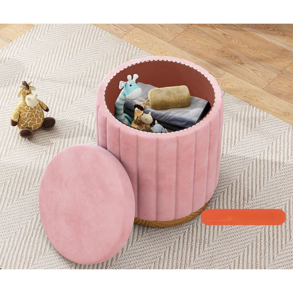 הדום בד יוקרתי מתאים גם לשידת איפור Rosso Italy RSM-3014 צבע ורוד - יבואן רשמי