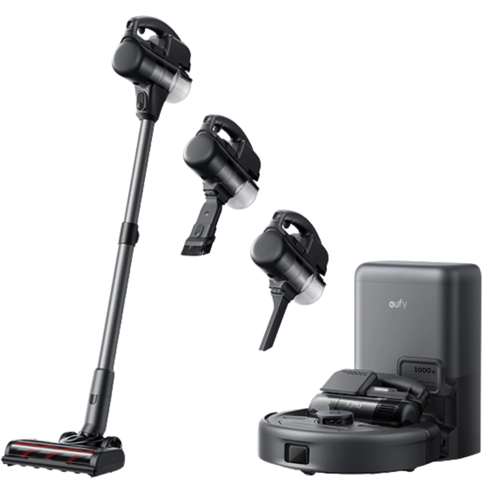 שואב אבק רובוטי 3 ב-1 Anker Eufy E20 Omni - צבע שחור שנתיים אחריות ע"י - יבואן הרשמי