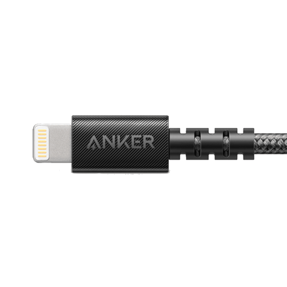 כבל 1.8 מטר לאייפון Anker Powerline II MFI A-L - צבע שחור - K.B.V