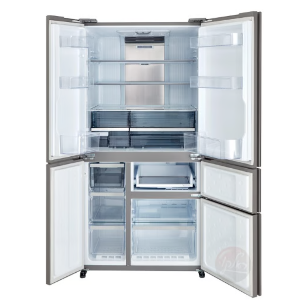 מקרר 5 דלתות 661 ליטר SHARP שארפ 9734 זכוכית בז' שבת מהדרין - יבואן רשמי