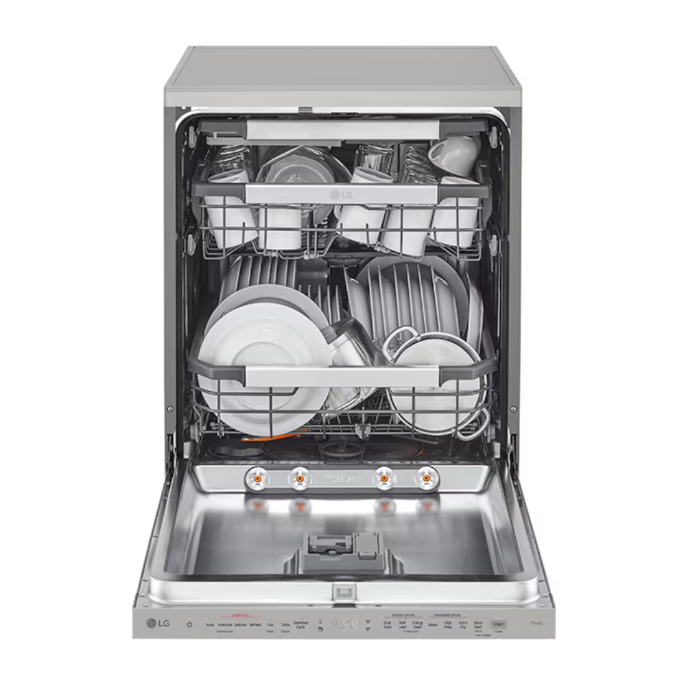 מדיח כלים עומד רחב 60 ס''מ LG DFC-335HP - נירוסטה - יבואן רשמי