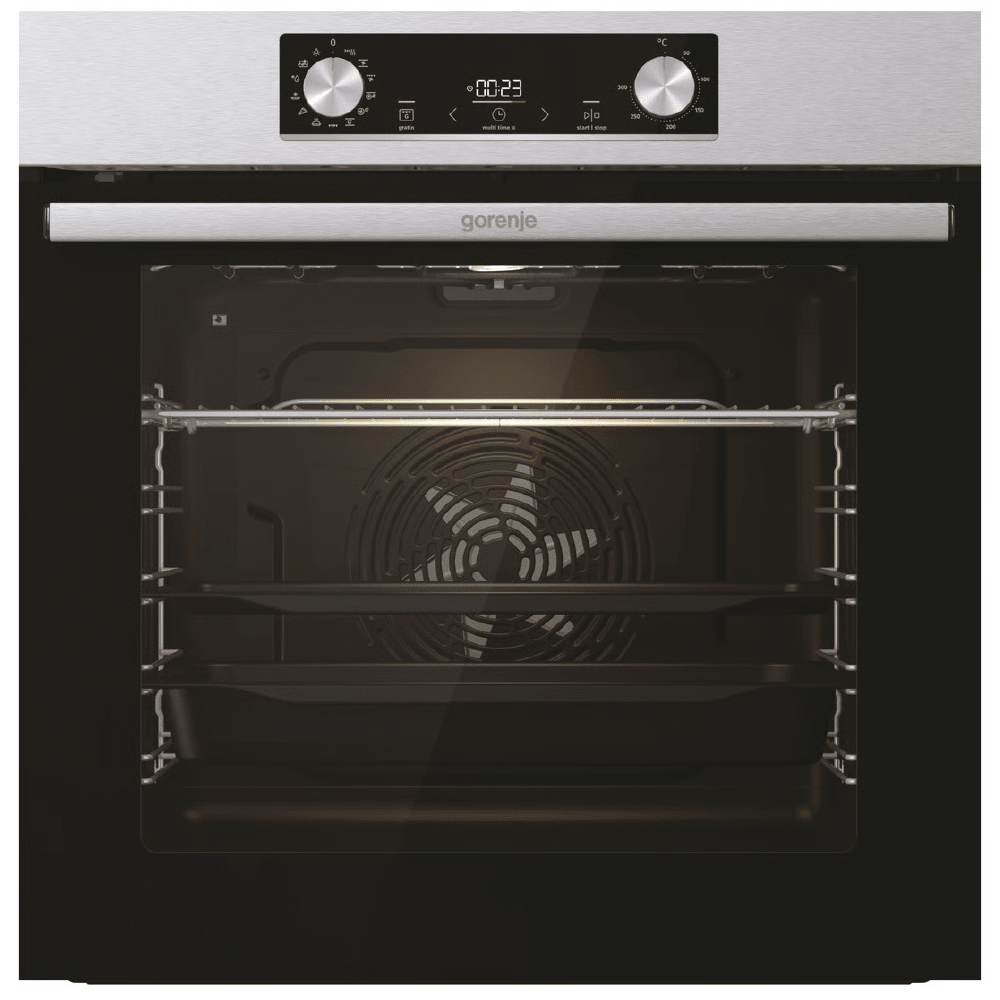 תנור אפייה בנוי 77 ליטר נירוסטה דגם GORENJE BPS6737E03X - K.B.V