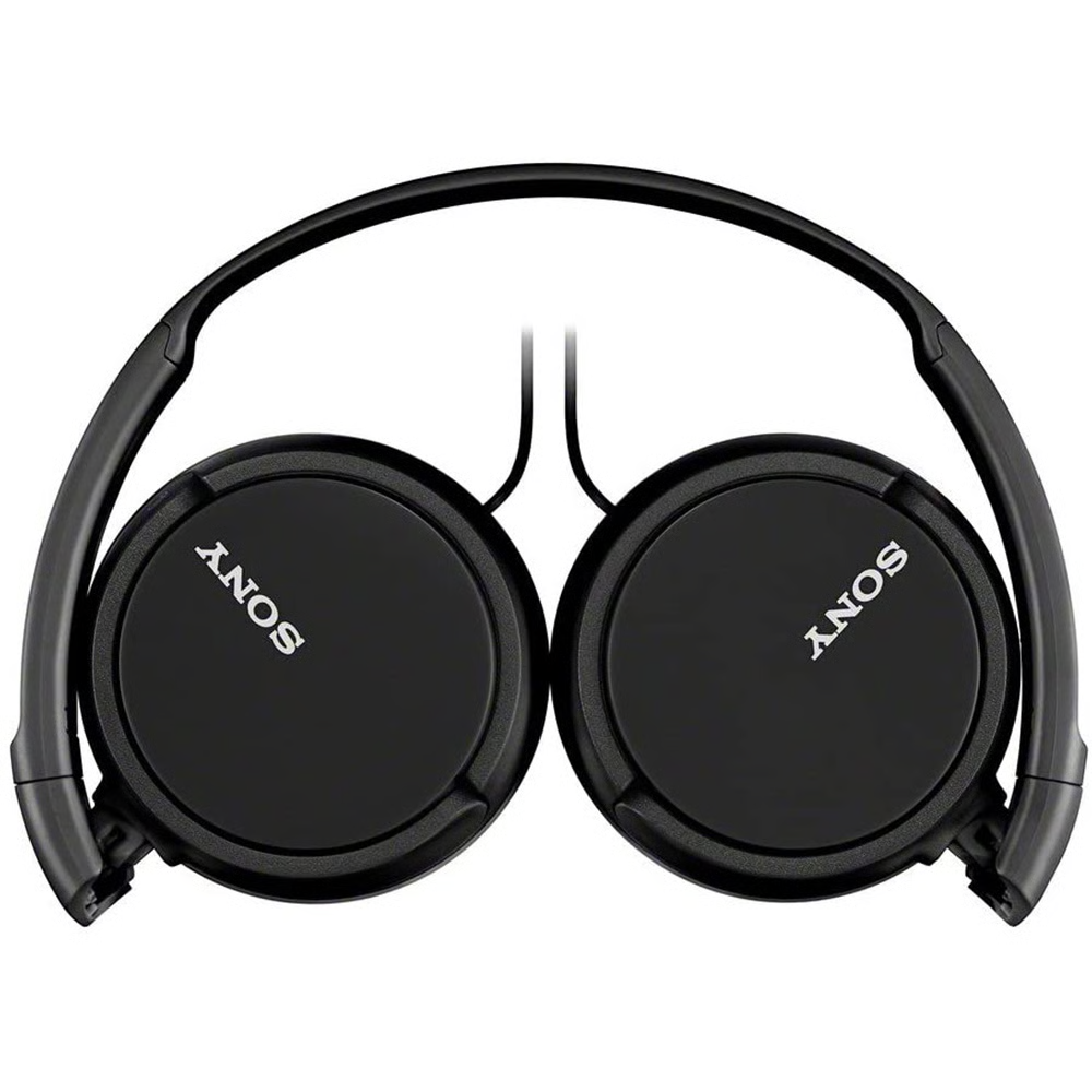 אוזניות חוטיות עם מיקרופון Sony MDR-ZX110AP - צבע שחור שנה אחריות ע"י - יבואן הרשמי
