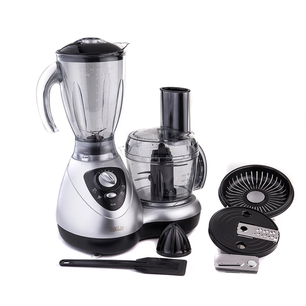 מעבד מזון + בלנדר Gold Line ATL-602 - צבע כסוף