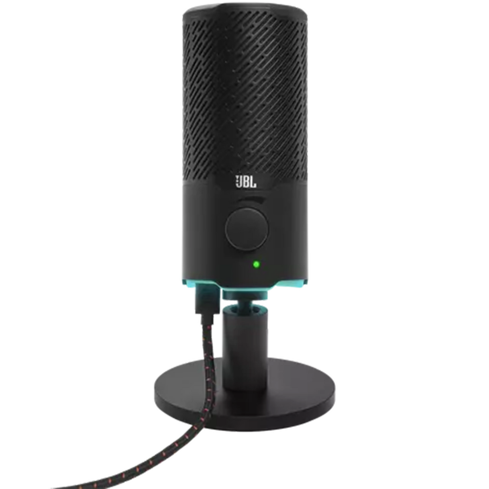 מיקרופון למחשב JBL Quantum Stream RGB - צבע שחור שנה אחריות ע"י - יבואן הרשמי