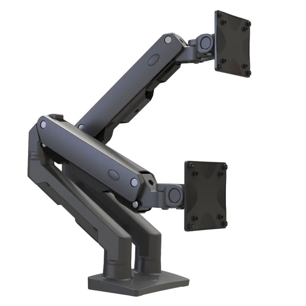 זרוע כפולה ארוכה ל2 מסכי מחשב בגודל 27″ עד 34″ NB - North Bayou NB-G65 - יבואן רשמי