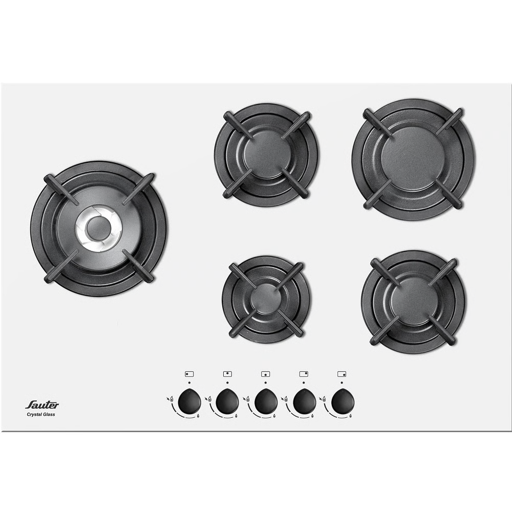 כיריים גז 5 להבות מבית סאוטר דגם SHG755 לבן Sauter - יבואן רשמי