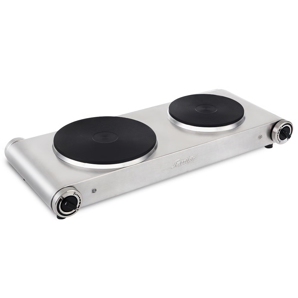 פלטה חשמלית זוגית SAUTER HP633 נירוסטה - יבואן רשמי