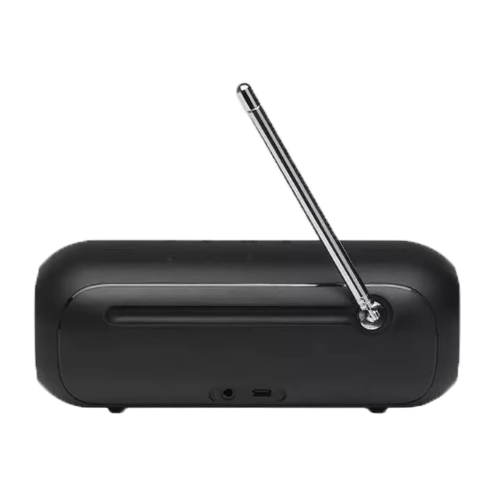 רמקול נייד כולל רדיו JBL Tuner 2 - צבע שחור שנה אחריות ע"י - יבואן הרשמי