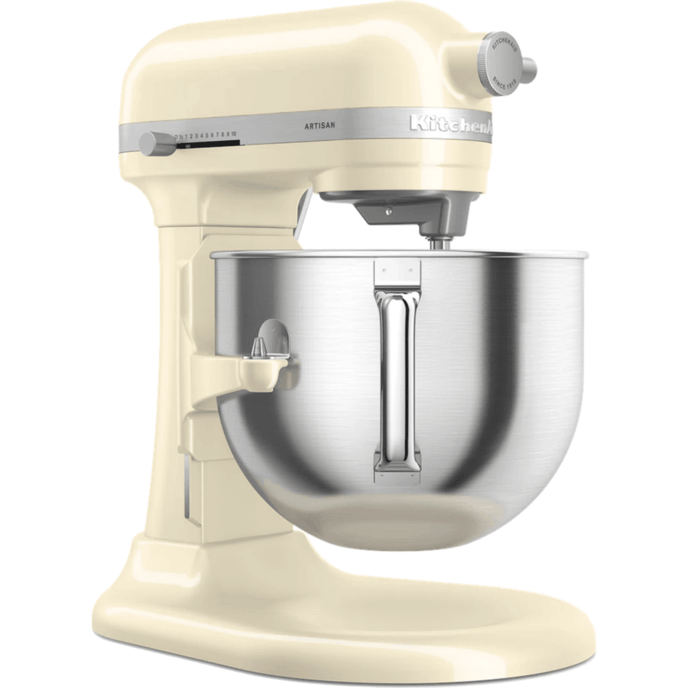 מיקסר עם קערת נירוסטה 6.6 ליטר KitchenAid Plus 5KSM70SHXEAC - צבע שקד - K.B.V