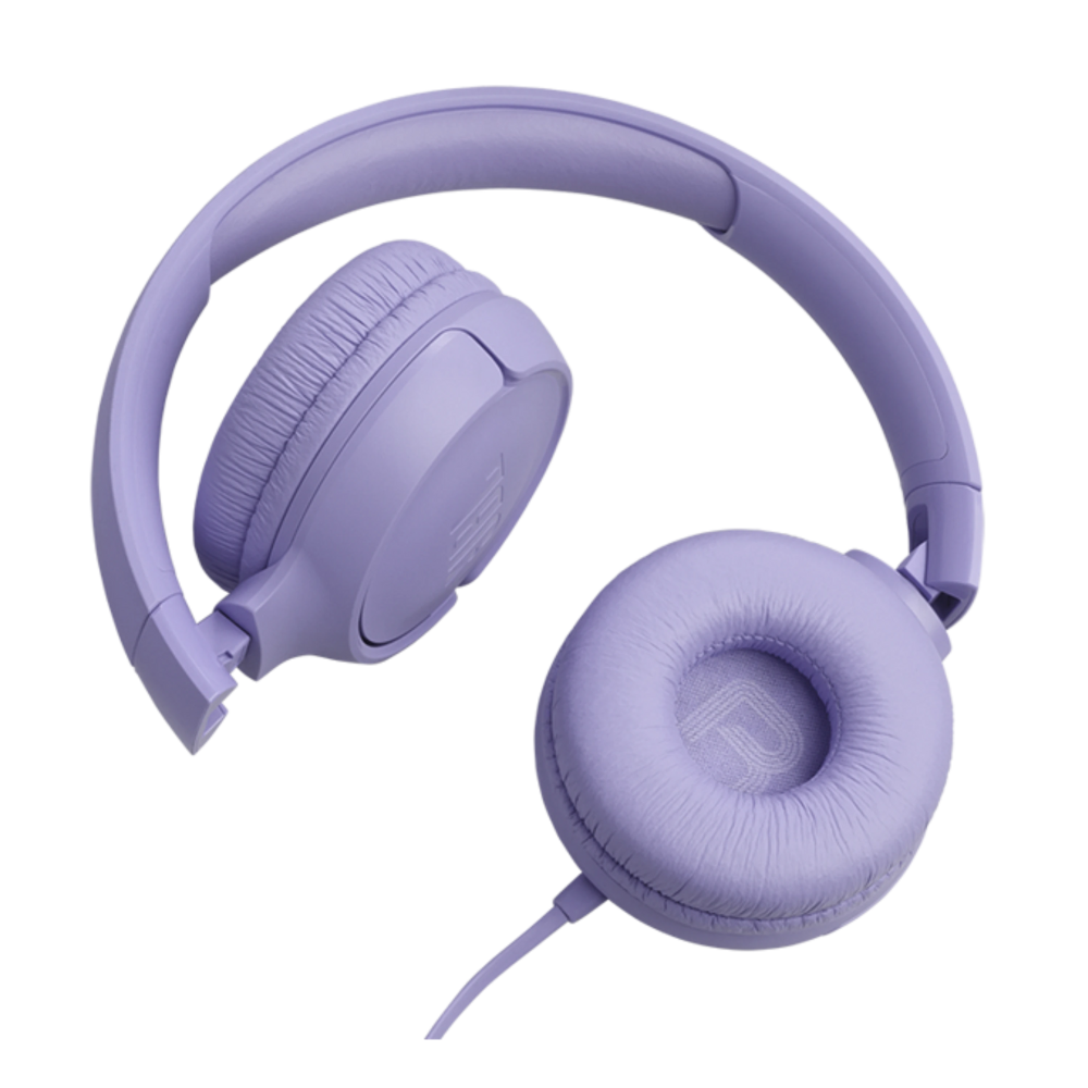 אוזניות קשת חוטיות JBL Tune 520C USB-C - צבע סגול שנה אחריות ע"י - יבואן הרשמי