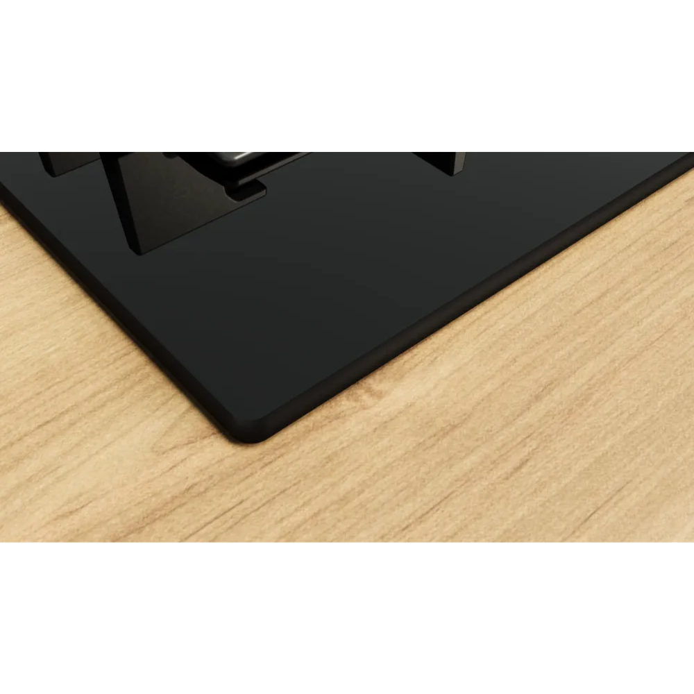 כיריים גז 75 ס"מ 5 להבות מסדרת FlameSelect דגם PPQ7A6I40Y בוש Bosch זכוכית שחורה - יבואן רשמי