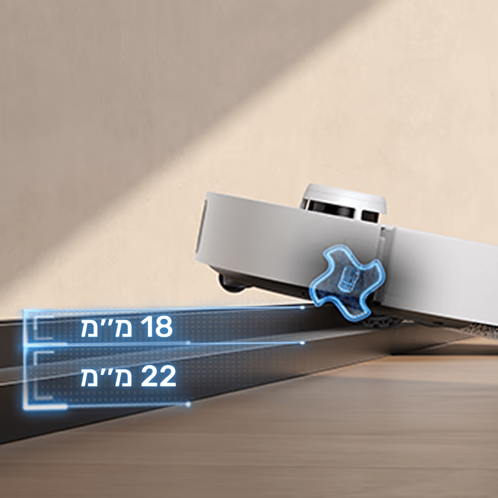 שואב אבק מקרצף רובוטי Dreame L40S PRO ULTRA - צבע לבן - K.B.V