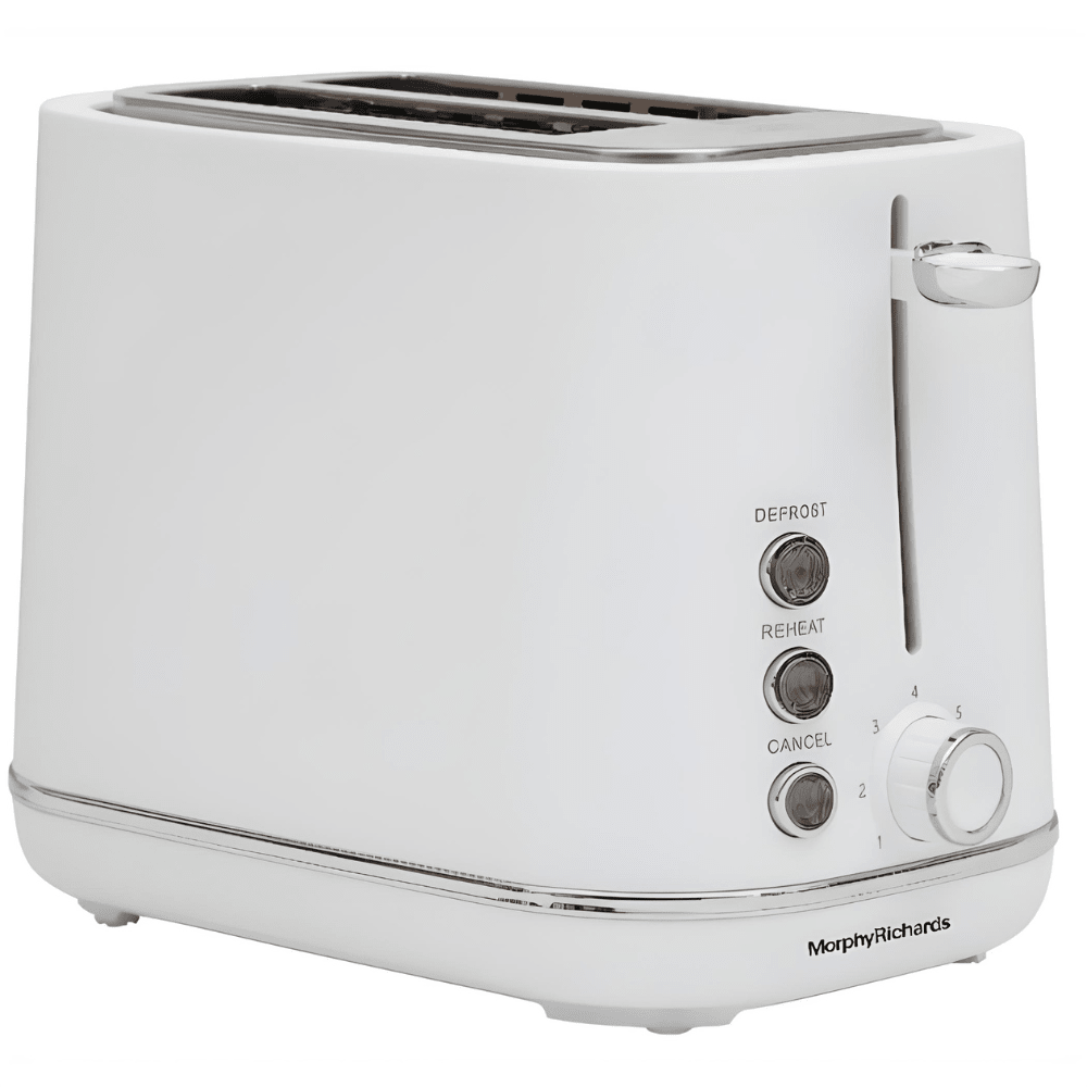 מצנם פלסטיק 2 פרוסות 221001 Morphy Richards - צבע לבן - K.B.V