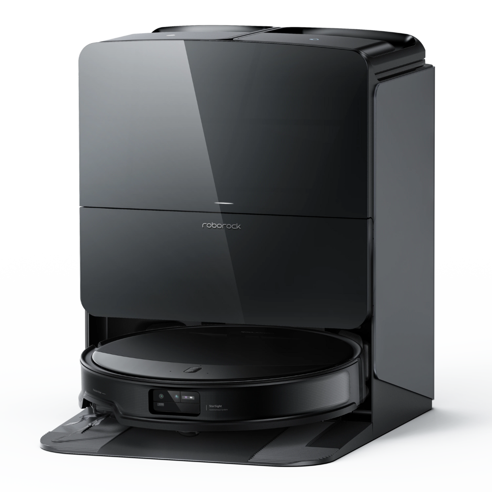 שואב אבק רובוטי שוטף Roborock Saros 10R - צבע שחור אחריות ע"י - יבואן הרשמי