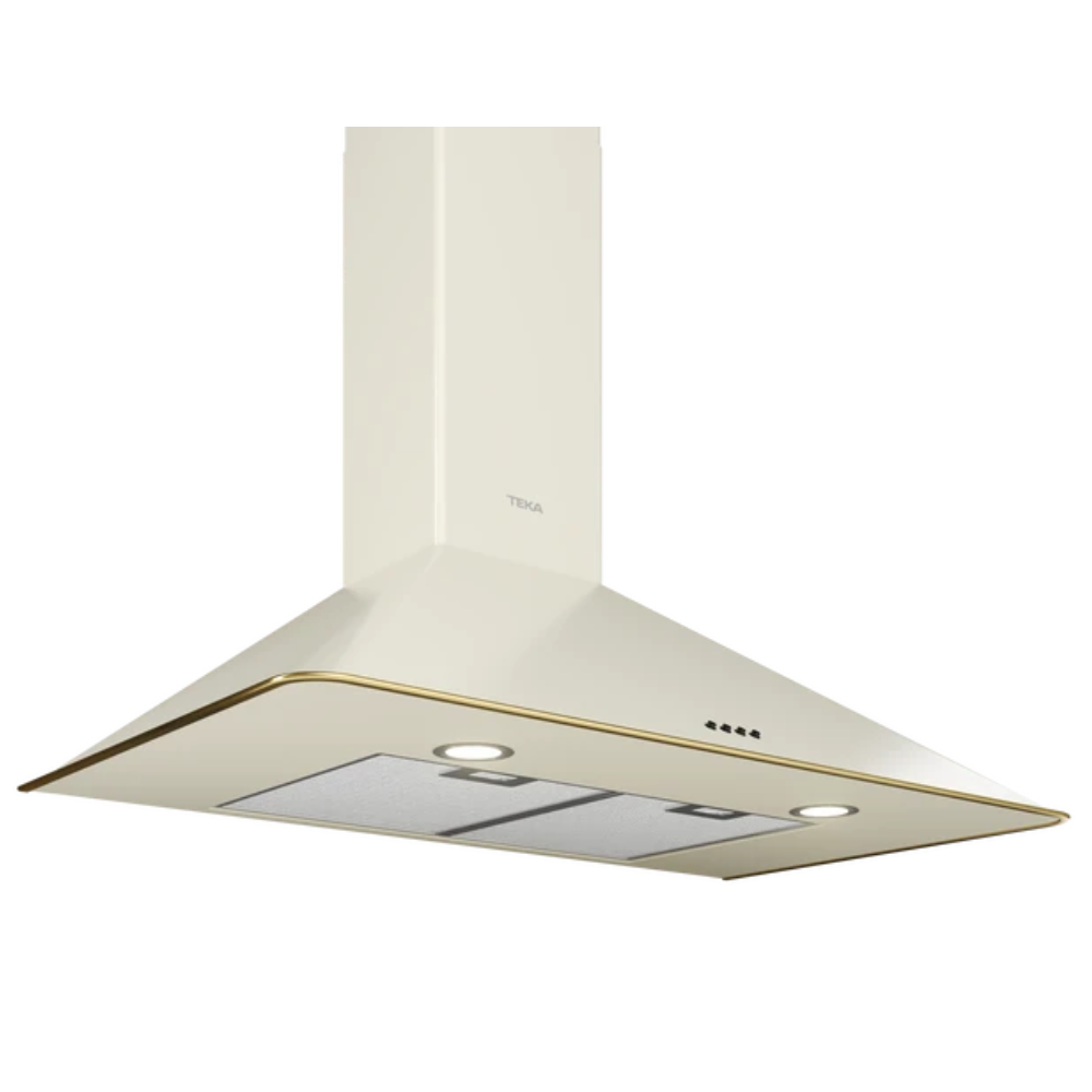 קולט אדים צמוד קיר בעיצוב כפרי ברוחב 90 ס"מ DOS 90.1 VN TEKA - יבואן רשמי