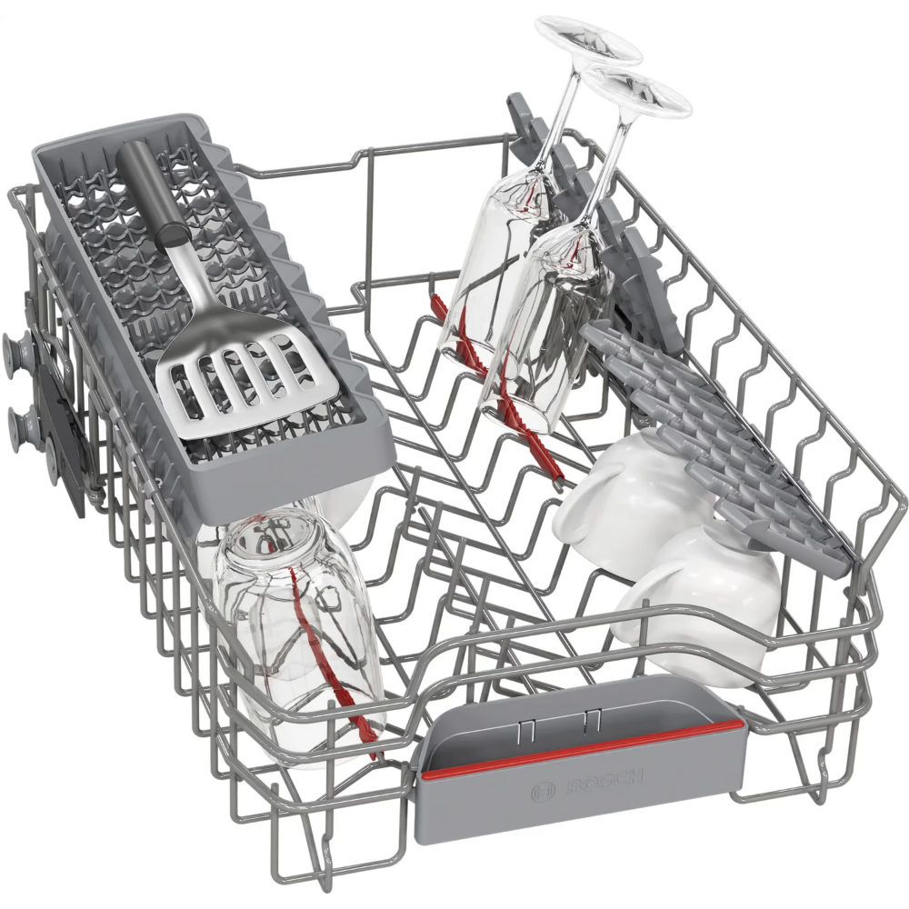 מדיח כלים צר 45 ס"מ 10 מערכות כלים Bosch SPS4HKW49E - צבע לבן , תוצרת פולין - יבואן רשמי