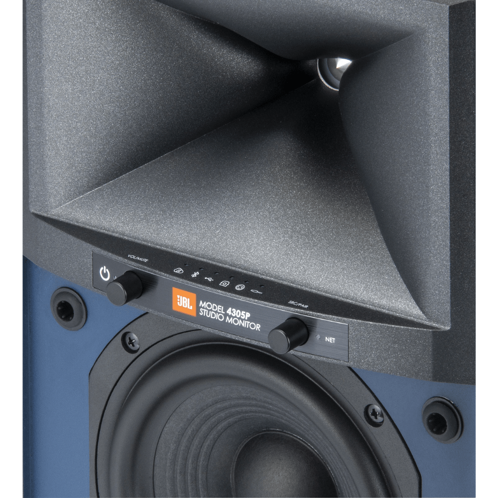 מוניטורים אולפניים JBL 4305P Hi-Fi Studio Monitor 2x150W AIO - צבע שחור - K.B.V