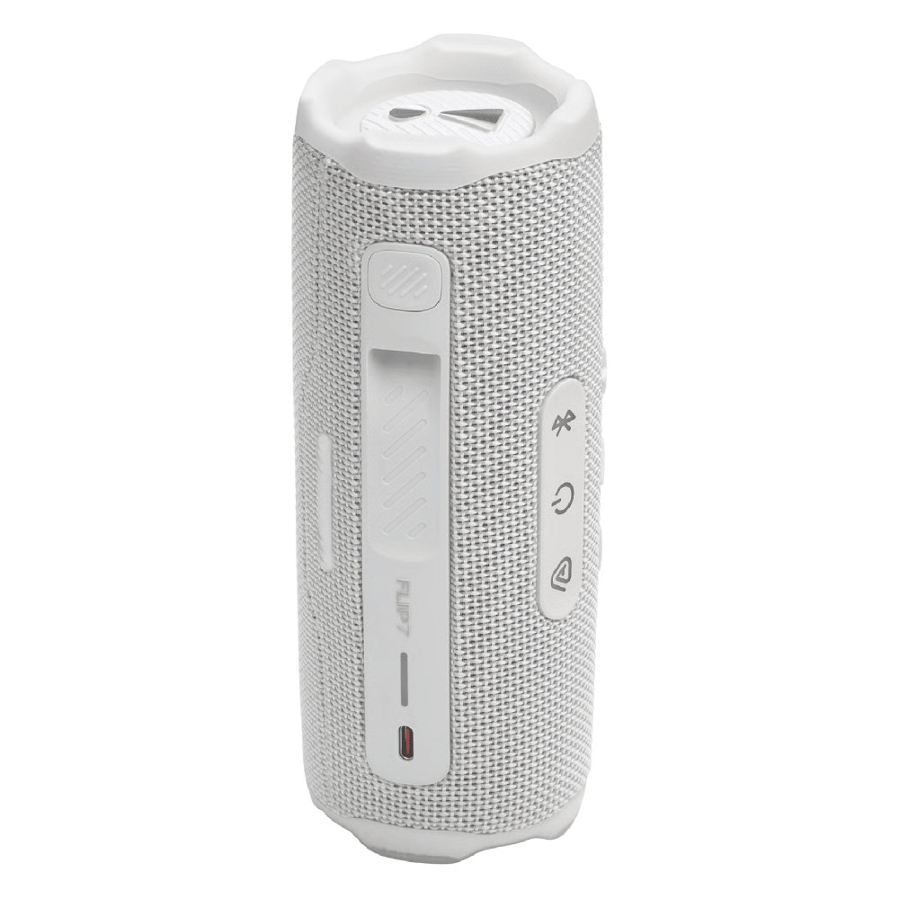 רמקול Bluetooth אלחוטי נייד JBL Flip 7 - צבע לבן - K.B.V