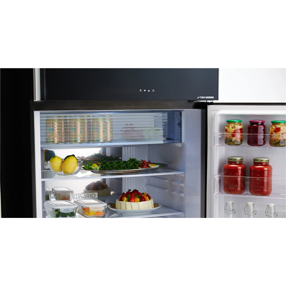 מקרר מקפיא עליון 556 ליטר נטו Sharp SJ-3655-BS עם התקן שבת מובנה - גימור נירוסטה בהירה - יבואן רשמי