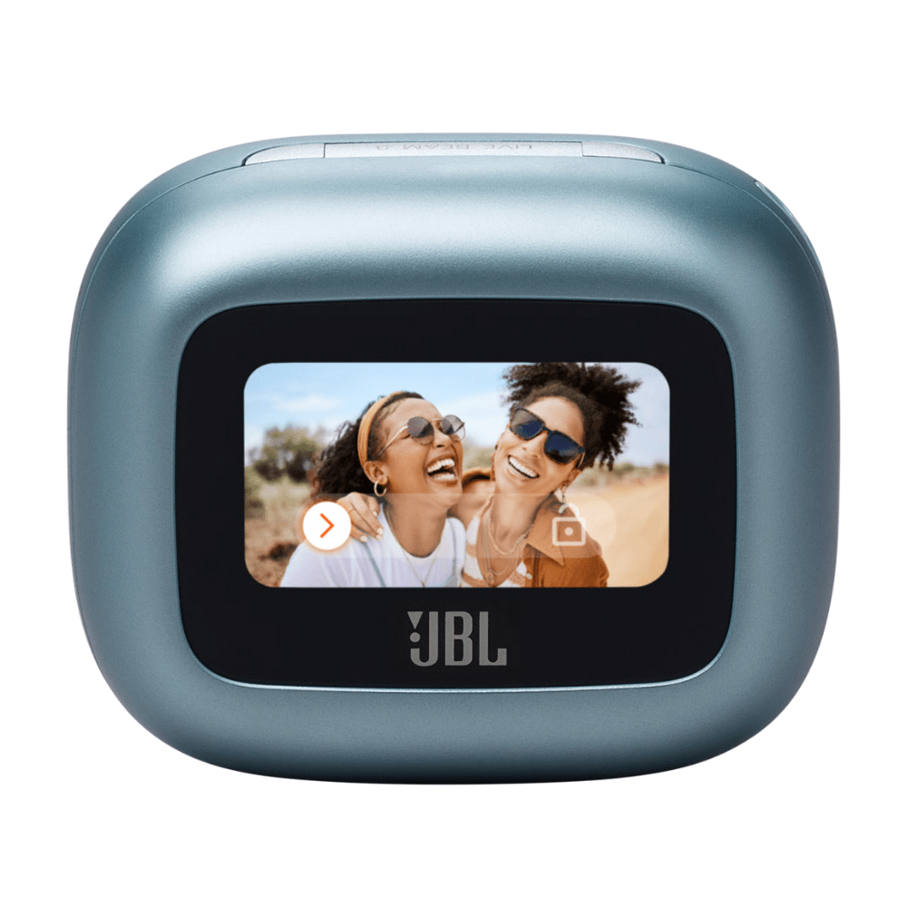 אוזניות אלחוטיות עם מארז טעינה חכם JBL Live Beam 3 TWS ANC IP55 - צבע כחול - K.B.V
