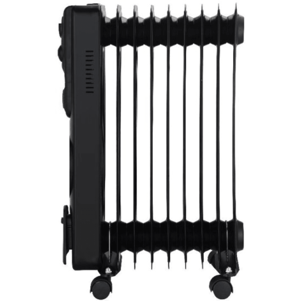 רדיאטור 11 צלעות עם שעון שבת מובנה Fujicom 2500W - צבע שחור - K.B.V