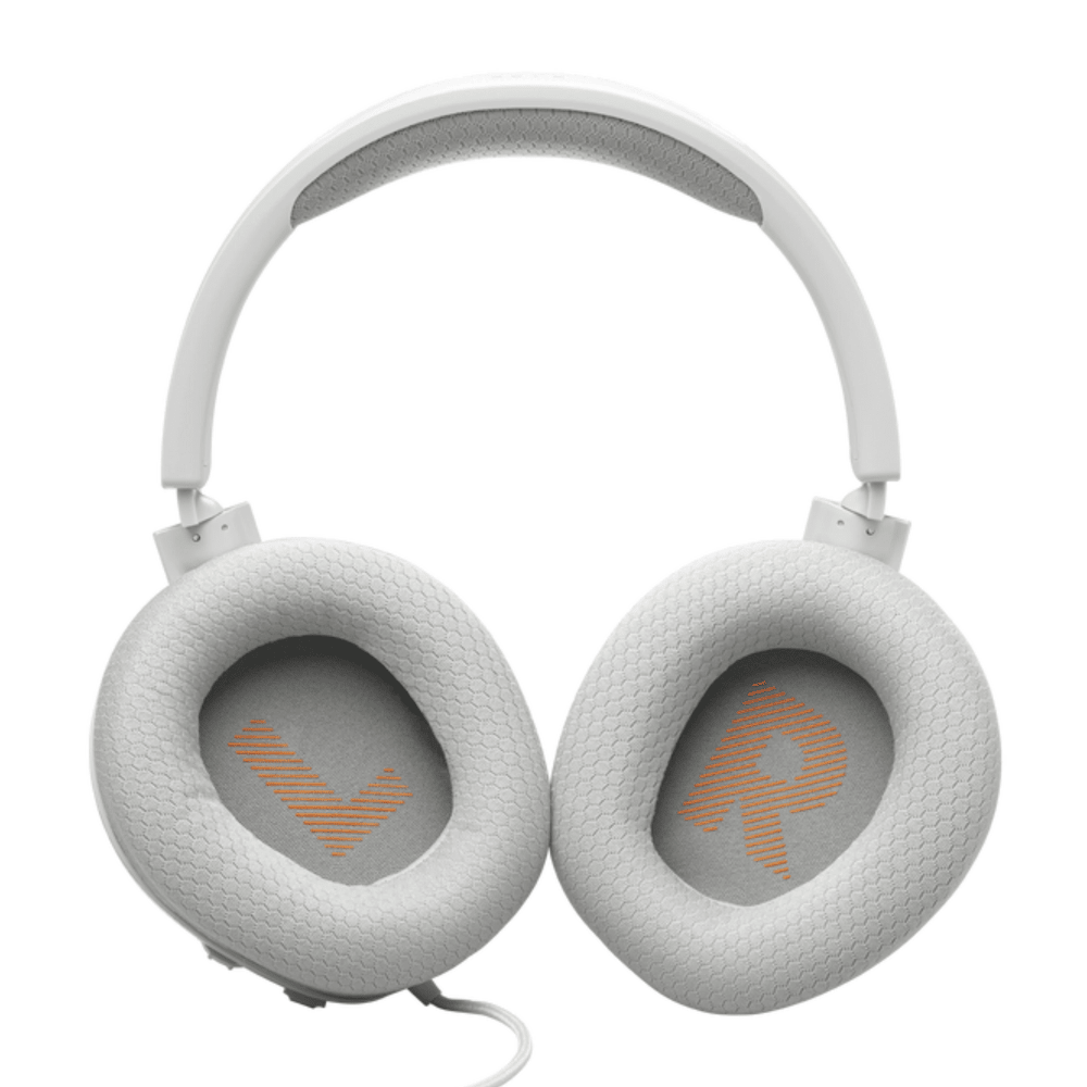 אוזניות גיימינג חוטיות JBL QUANTUM 100M2 - צבע לבן - K.B.V