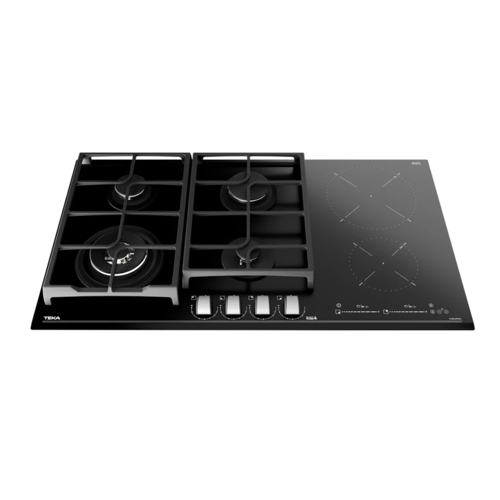 כיריים משולבות 4 להבות גז 2 אינדוקציה 90 ס”מ Teka תקה JZC 96342 BB - יבואן רשמי