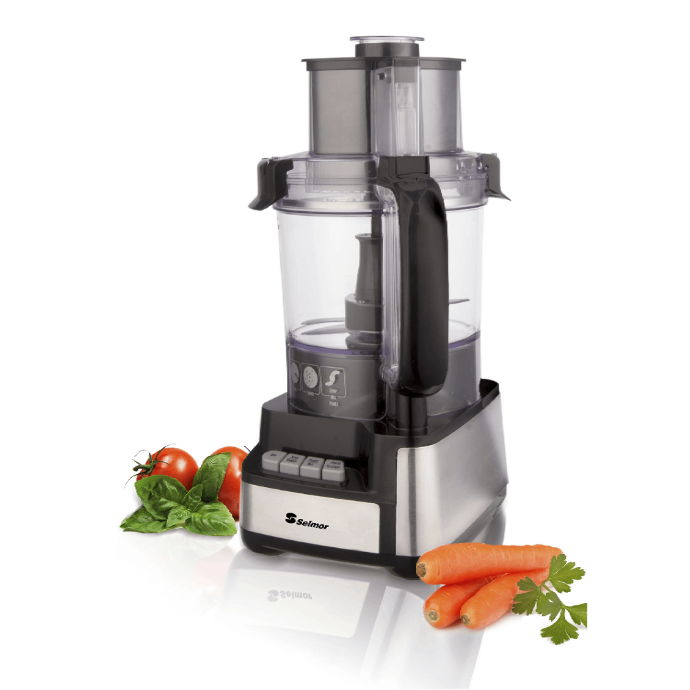 מעבד מזון עם פיה רחבה וקערה ענקית 2.8 ליטר Selmor SE-8400 - שנה אחריות ע"י - יבואן הרשמי