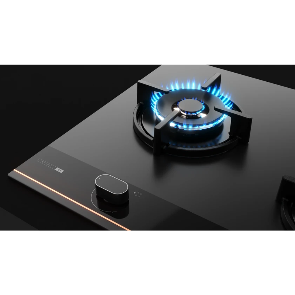 כיריים גז 90 ס"מ זכוכית שחור מט 5 להבות גז GBC-95G1 TEKA - יבואן רשמי