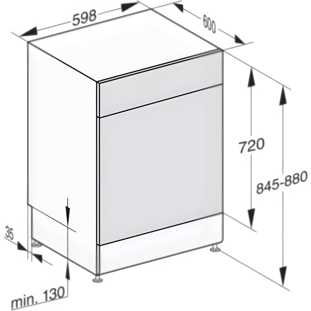 מדיח כלים 60 ס"מ 14 מערכות כלים Miele G5110 SC CLST - גימור נירוסטה - יבואן רשמי