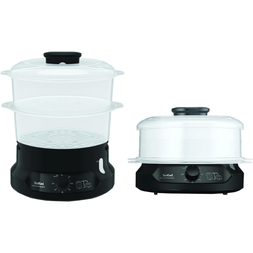 סיר אידוי לבישול איטי Tefal VC139865 - צבע שחור שנה אחריות ע"י - יבואן הרשמי