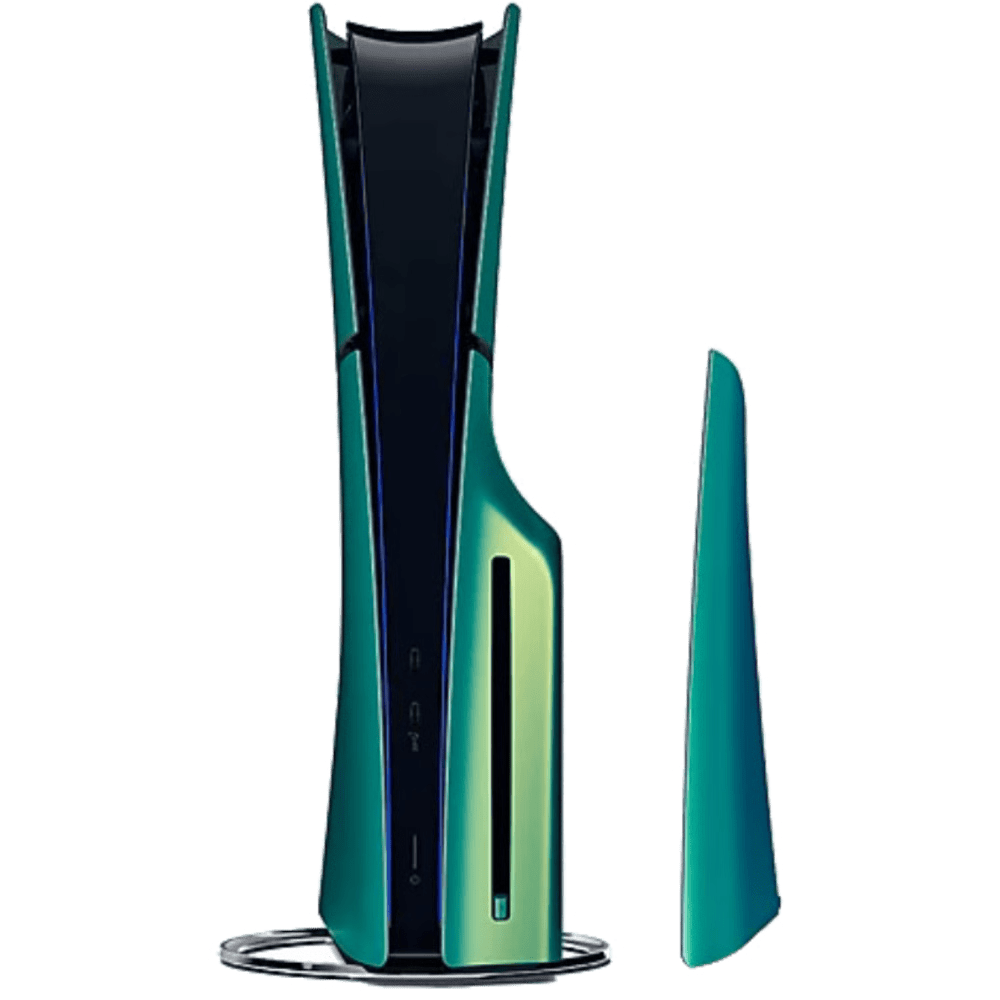 כיסוי רשמי לקונסולת Sony Playstation 5 Slim - צבע Teal - K.B.V