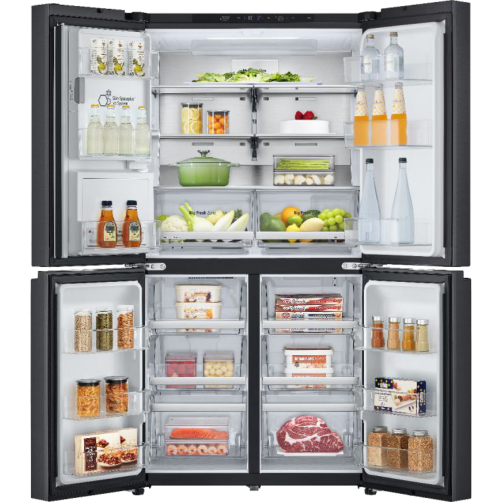 מקרר מקפיא תחתון 4 דלתות LG אל ג'י GR-930BDIS - יבואן רשמי