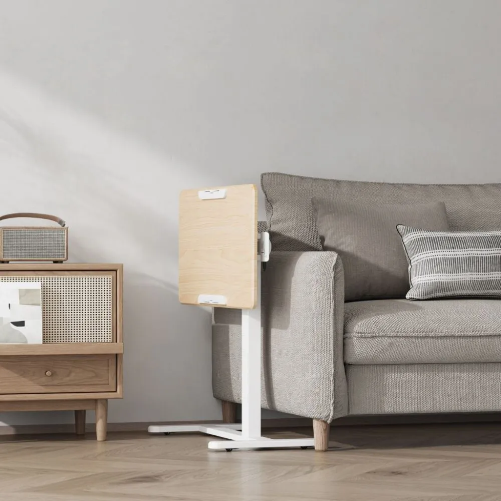 שולחן צד נייד מתכוונן בגובה Lumi Legend / Brateck FMT02-06 Black - יבואן רשמי