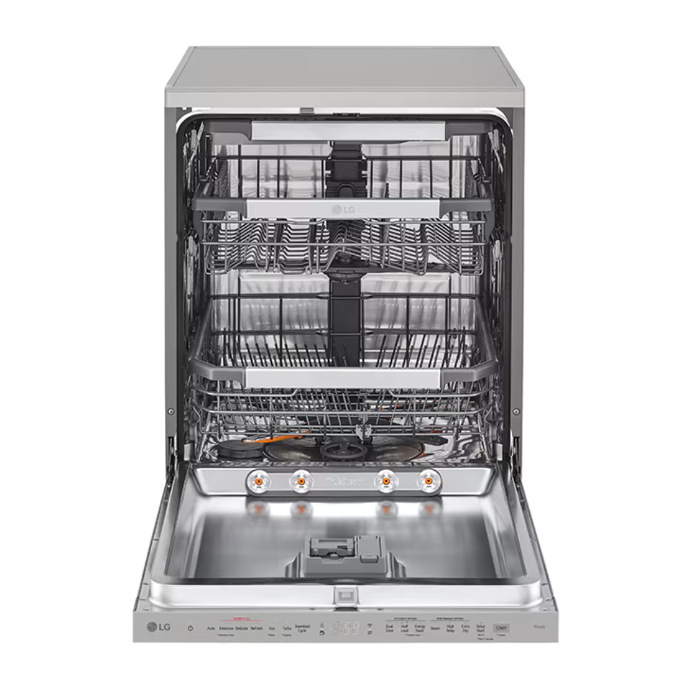 מדיח כלים עומד רחב 60 ס''מ LG DFC-335HP - נירוסטה - יבואן רשמי