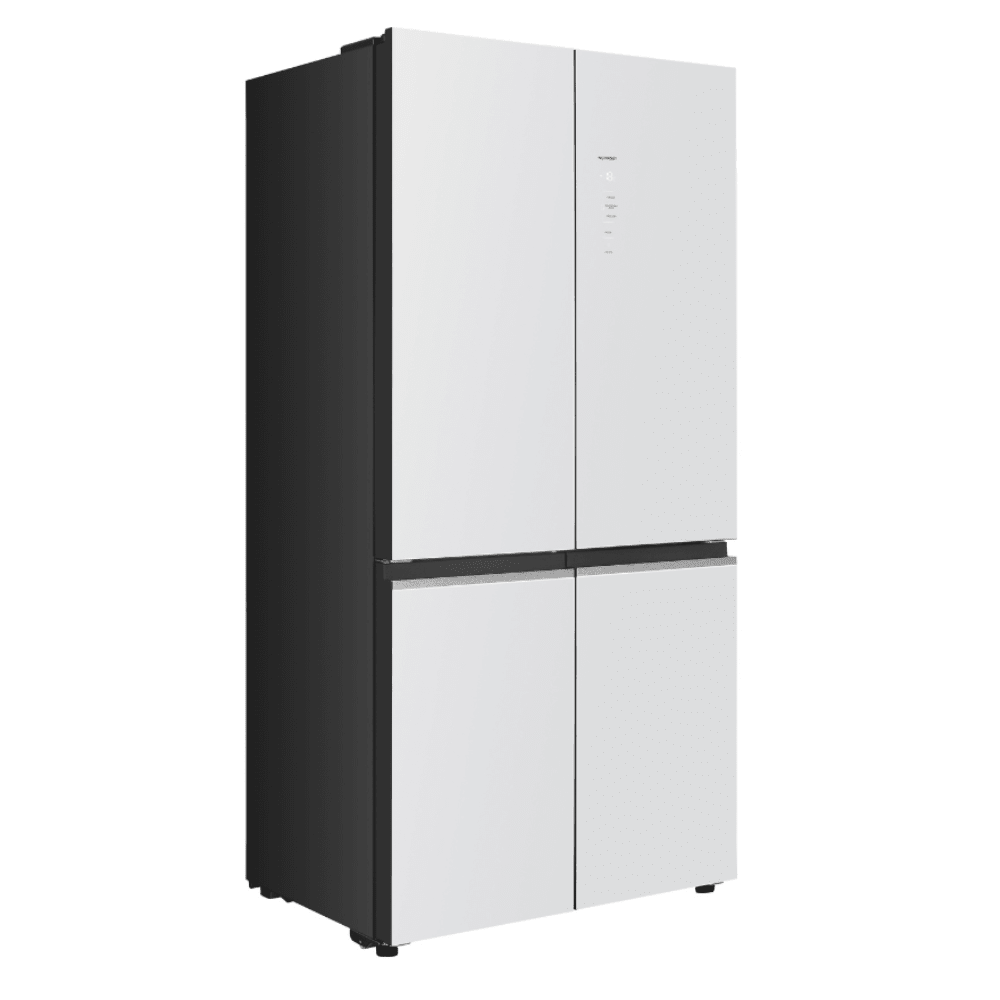מקרר 4 דלתות 600 ליטר Fujicom פוג'יקום דגם FJ-NF815W זכוכית לבנה - K.B.V