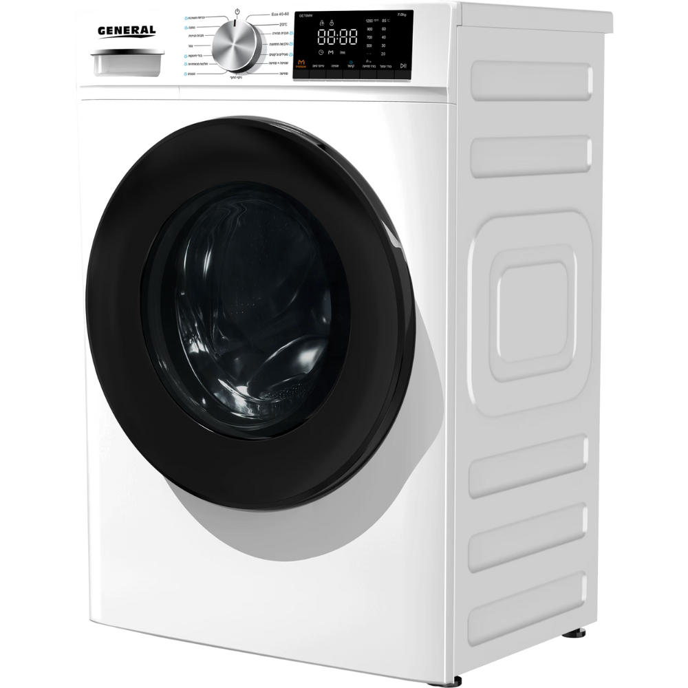 מכונת כביסה פתח חזית 7 ק"ג GENERAL GE70MW - יבואן רשמי