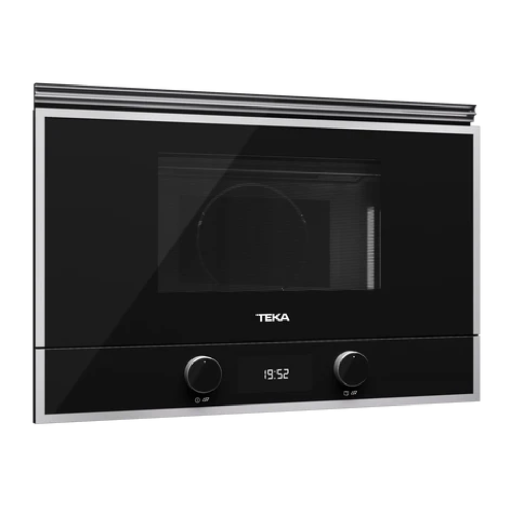 מיקרוגל משולב גריל בנוי גובה 38 ס”מ Teka תקה ML 822 BIS white זכוכית לבנה - יבואן רשמי