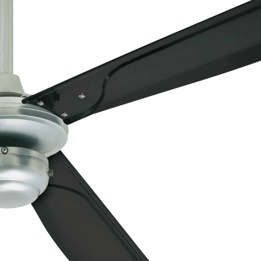 מאוורר תקרה מוגן מים לפרגולה Westinghouse Mountain Gale - צבע כסוף בשילוב שחור - K.B.V