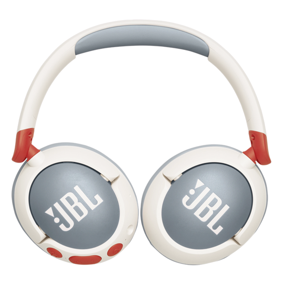 אוזניות קשת לילדים כולל סינון רעשים JBL JR470NC - צבע לבן אחריות ע"י - יבואן הרשמי