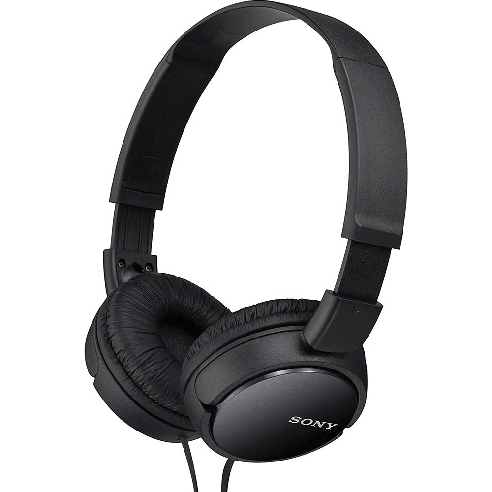 אוזניות חוטיות עם מיקרופון Sony MDR-ZX110AP - צבע שחור - K.B.V