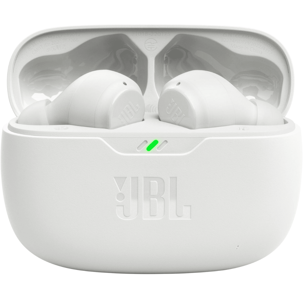 אוזניות אלחוטיות JBL Wave Beam TWS IP54 - צבע לבן - K.B.V